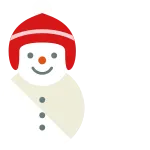 Snowman SVG Icon